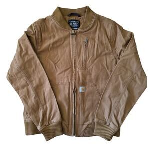 Carhartt Women’s Rugged Flex Canvas Jacket Utility Brown Size M (8-10)